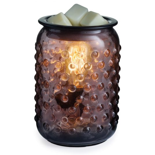 Smoky Hobnail Vintage Bulb Wax Warmer